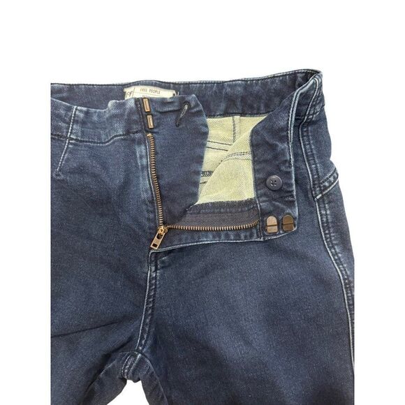 Free People Crop Stretch Comfy Jeans Sz 29 Women - Picture 7 of 10